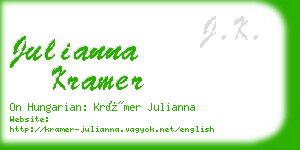 julianna kramer business card